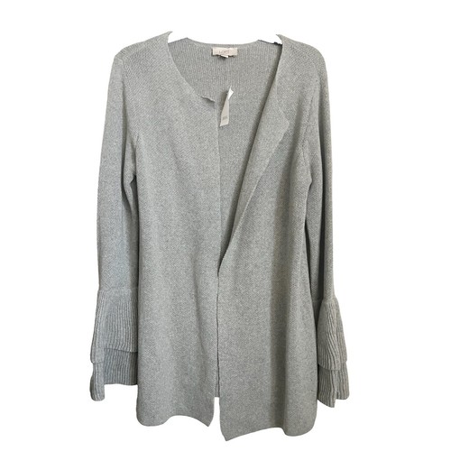 JH Collectibles Gray Button Down Cardigan Sweater- Large | eBay