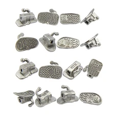 200pcs Dental Orthodontic Buccal Tubes 1st 2nd Molar MBT Roth 022 Monoblock MIM