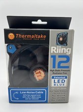 Thermaltake CL-F038-PL12BU-A Riing 12 High Static Pressure Blue LED Radiator Fan