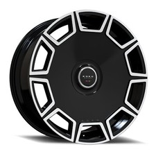 22 Inch Giovanna Sicily Black Machine Wheels S550 S580 S63 Gle 740i Bentley A8