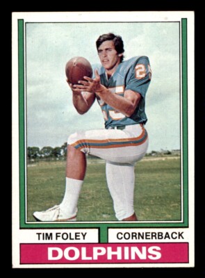 1974 Topps Football #38 Tim Foley EX *d2