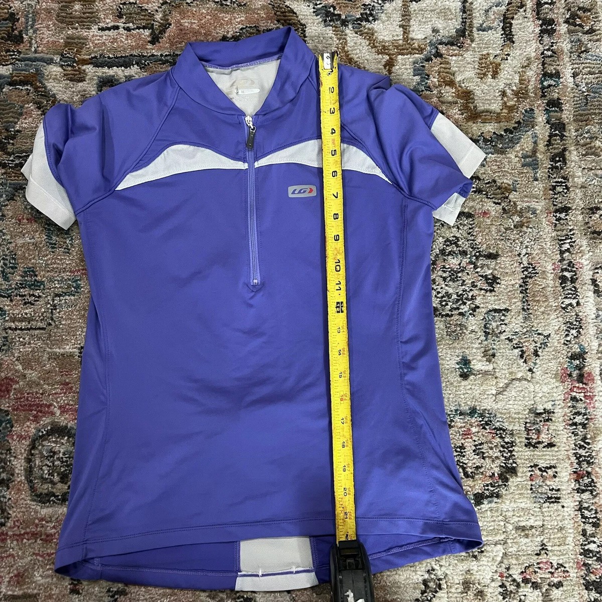 n*o様 Louis Garneau 270mm MIDNIGHT PURPLE Louis Garneau Womens 1/4 Zip Sleeveless Cycling Top Size