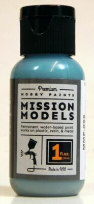 Mission Models MIOMMP-096 Acrylic Model Paint, 1 oz Bottle, Grey Blue Cockpit, 