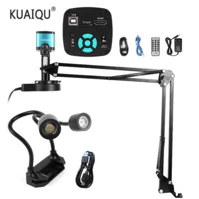 4K Microscope HDMI C Mount 150X Industrial Video Microscope USB 48MP1080P Camera