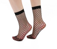 Netz-Socken Large Net Sneaker Ankle Socks Netz-söckchen Grob Fischnetz Strümpfe