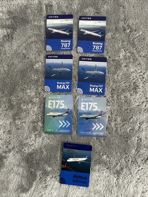 UNITED AIRINES/DELTA AIRLINES Trading Cards