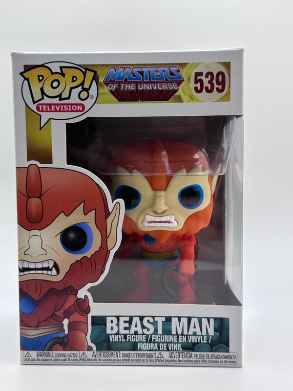 Funko Pop! - # 539 - Beast Man  - Vinyl Figure - Collectable / Gift - He-Man