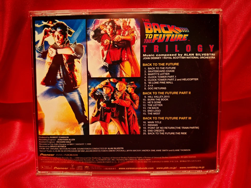 ALAN SILVESTRI - "BACK TO THE FUTURE TRILOGY" Mega Rare Japan / OBI CD - Bild 3 von 3