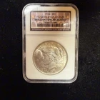 1922 Peace Dollar Fitzgerald Collection Label NGC BRILLIANT UNCIRCULATED