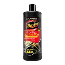 Meguiars M6332 Flagship Premium Marine Wax, Easy to Use Boat Polish and Wax,