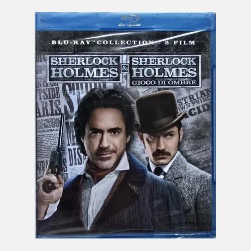 2 Blu-Ray Sherlock Holmes & Sherlock Holmes Shadow Game R. Downey Jr Jude Law-image