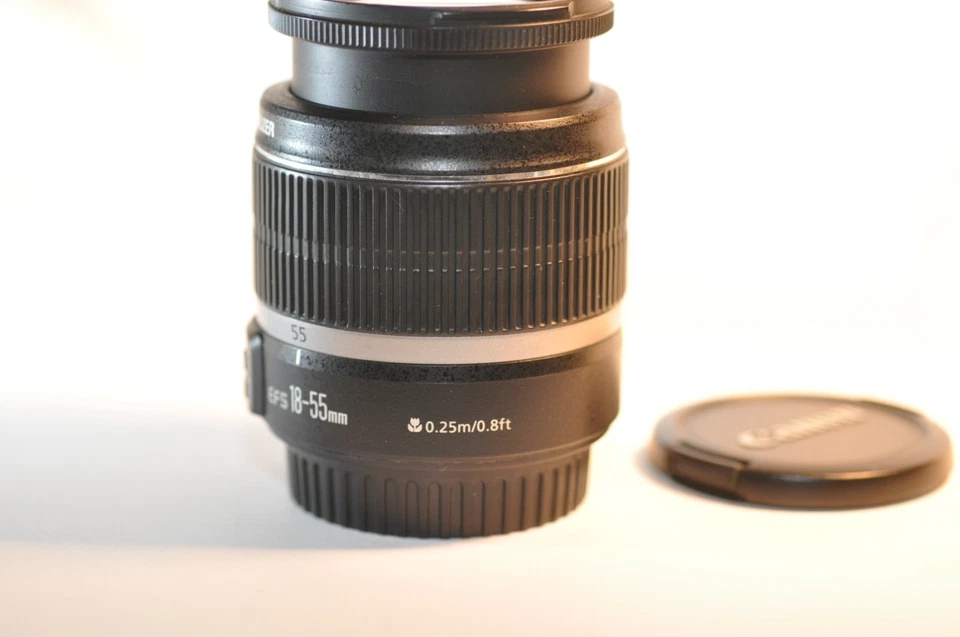 Canon EF-S 18-55mm f/3.5-5.6 IS lens NICE for EOS Rebel T8 T7 T6 80D 7D 90D 70D - Image 3 of 4