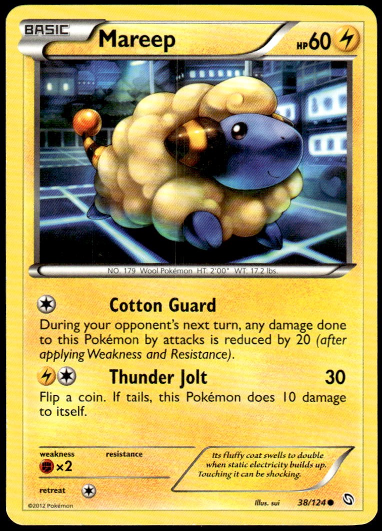 Mareep 38/124 Common Dragons Exalted LP