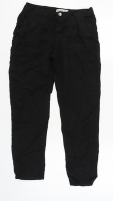 Zara Basic Damenhose schwarz Größe 10