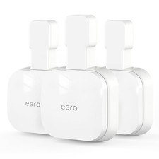 Outlet Wall Mount for eero 7, Stand Bracket Holder Compatible with 3 Pack