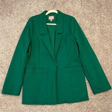 Show Me Your Mumu Major Blazer Green Suiting Women Size Large Preppy Business