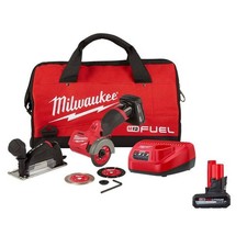 M12 FUEL 12V 3"Lithium-Ion Brushless Cordless Cut Off Saw Kit w/XC High Output 5