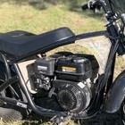 RT200 200cc 4-Stroke Gas Mini Motorcycle, Black Camo, LED Lights — photo 3