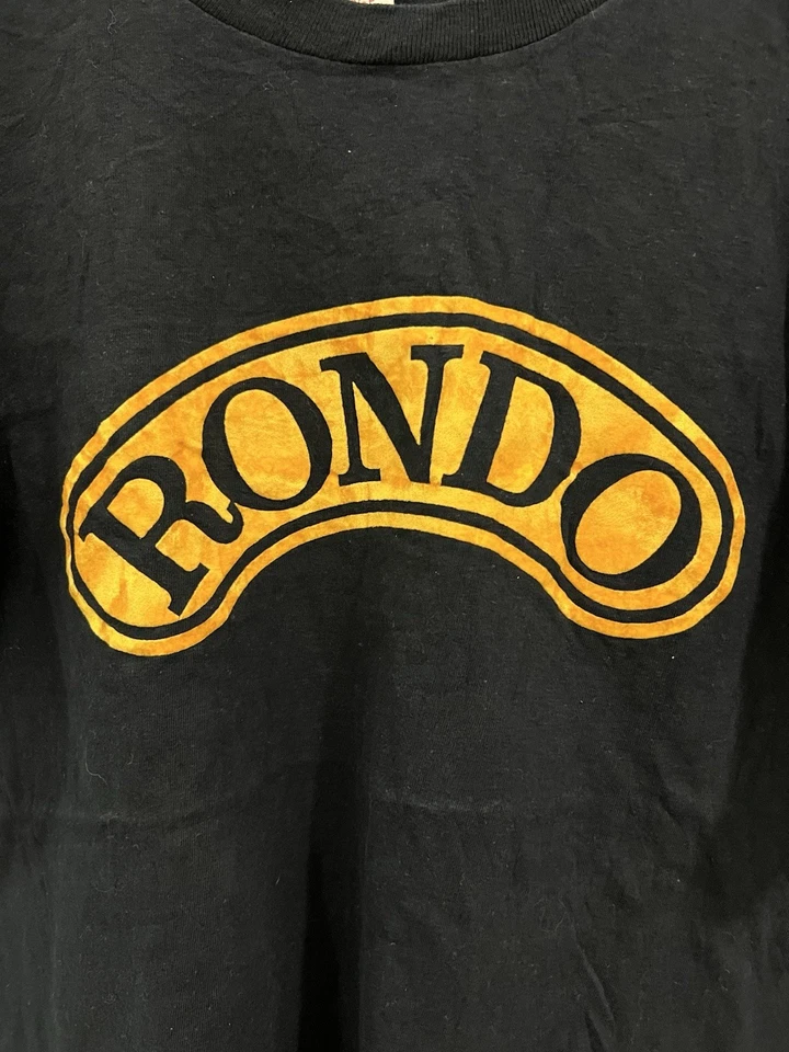 CAMISETA VINTAGE AÑOS 70 RONDO CÍTRICOS HOMBRE TALLA L CAMPEÓN ETIQUETA "BLUE BAR" Foto 3 de 4