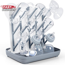 Termichy Baby Bottle Drying Rack: Large Vertical Bottle Dryer Rack Holder - Spac