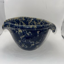 VTG Bennington Potters Blue Agate Batter Bowl...