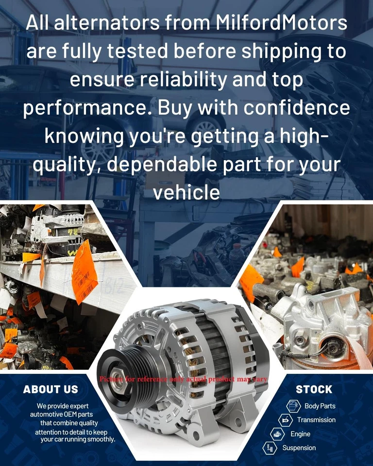 Alternador 140 amperios para Dodge Magnum SE 2007-2010 2,7 L Foto 3 de 4