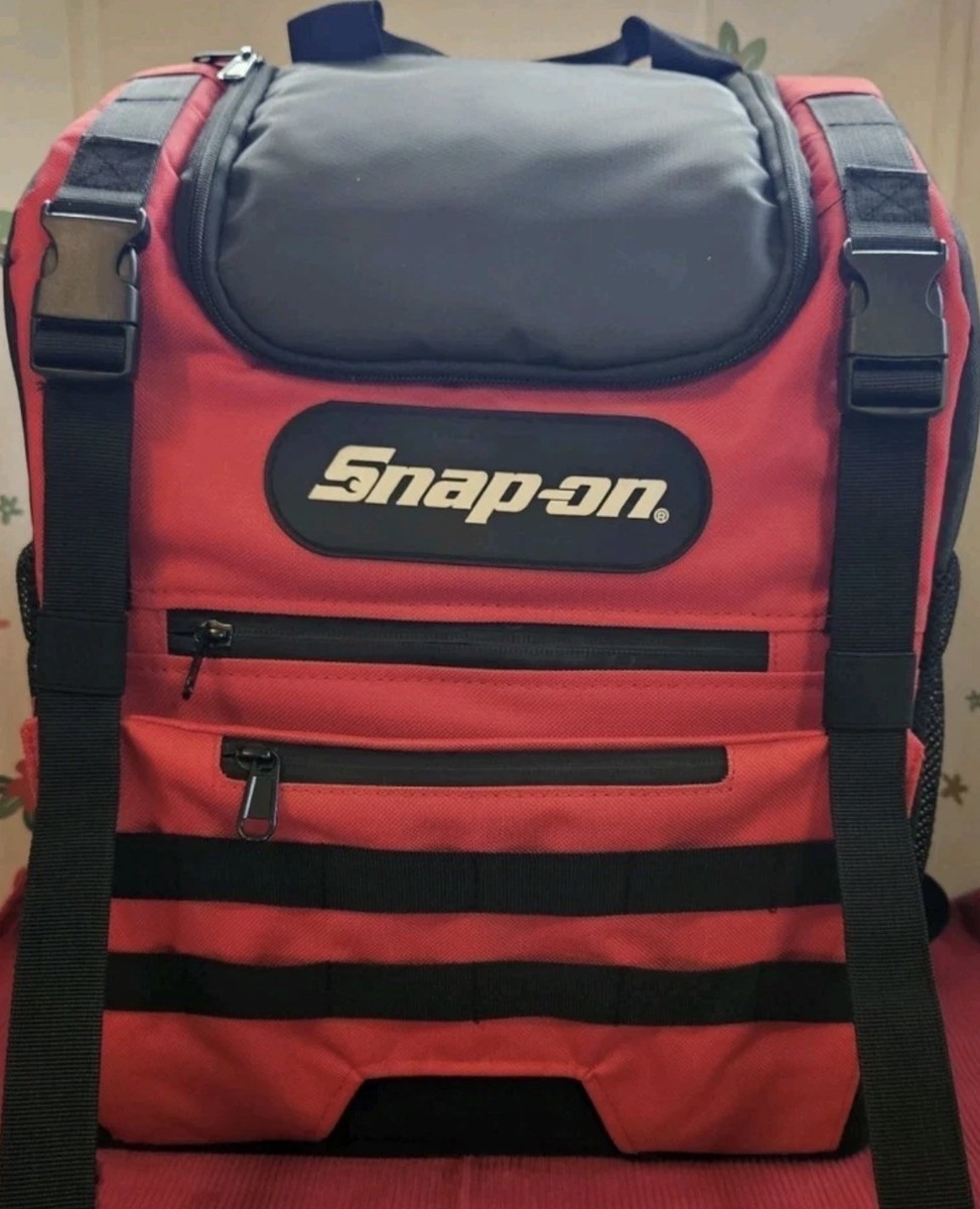 Snap-on Tools Red Insulated Cooler Backpack SSX21P118 for sale