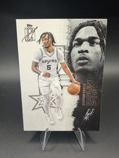 Topps 2024-25 Signature Class Stephon Castle Spurs #53 Rookie Auto