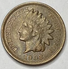 1908 Uncirculated Indian Head Cent Exact Coin Imaged #IND364