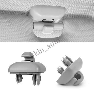 2X Sonnenblende Haken Halter soul für Audi A1 A3 A4 A5 Q3 Q5 Grau 8W0857562A