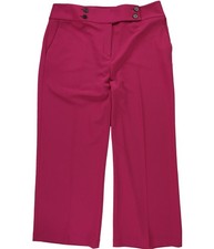 Calvin Klein Womens High Rise Business Trousers Relaxed Casual Pants