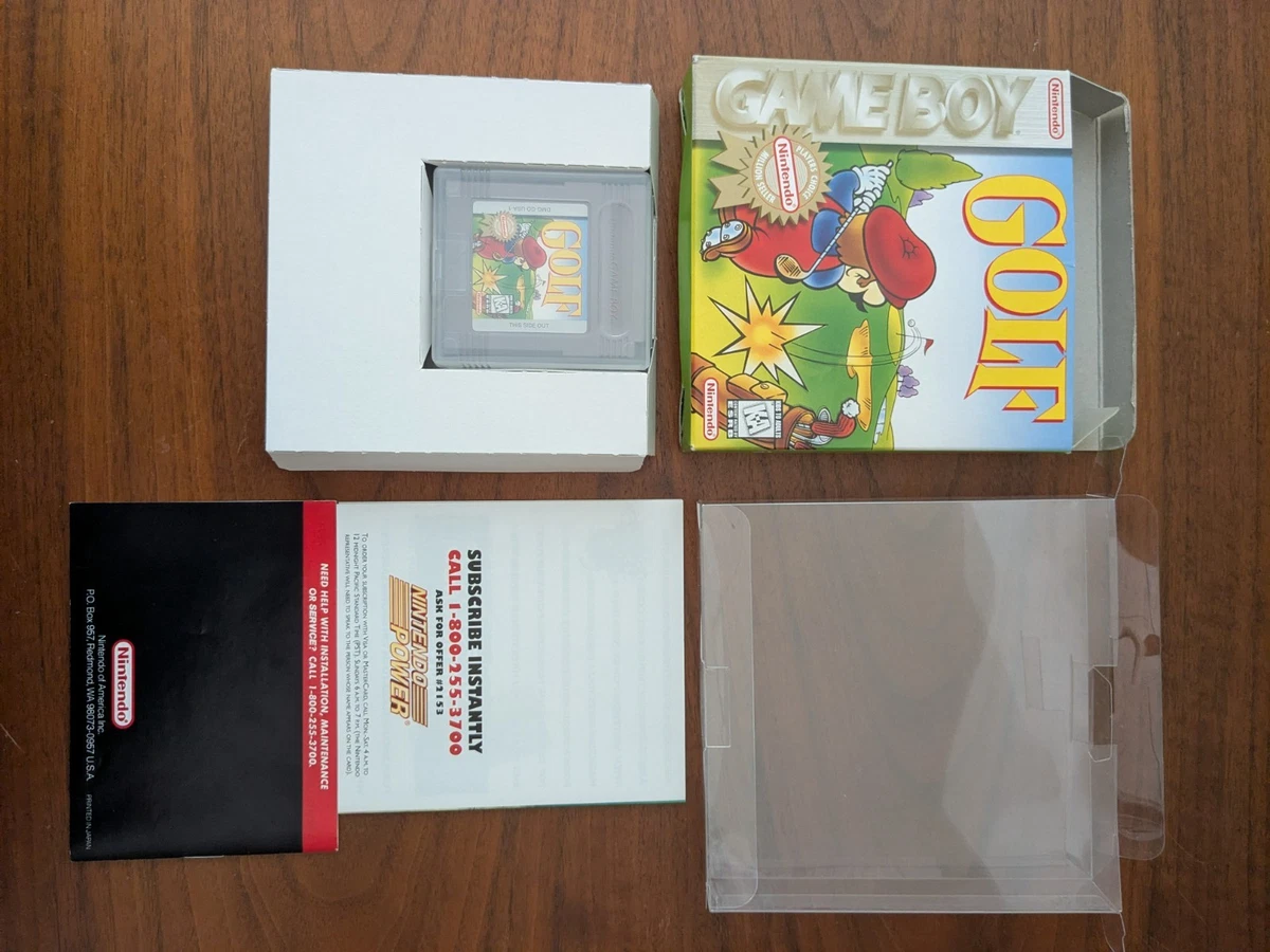 Golf (Player's Choice) Nintendo Game Boy COMPLETE Game + Box + Manual + Inserts