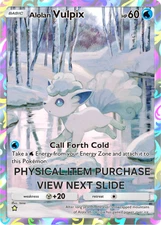 Physical Item Pokemon Tcg Pocket Game Vulpix Holo **SEE DESCRIPTION **