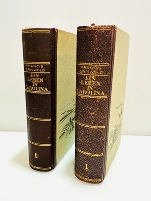 Francis Griswold Ein Leben in Carolina (A Sea Island Lady) 2 Vol. 1951 German Ed