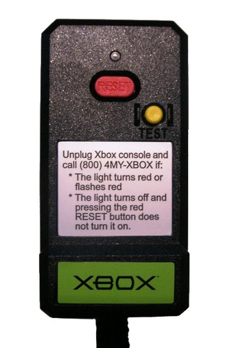 Original Microsoft OEM Xbox Protection Power Cord AC Adapter Cable Very Good 6Z