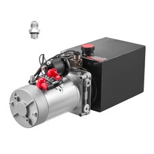 Uimoso 6L Hydraulikaggregat Hydraulikpumpe für Kippanhänger Einfachwirkend