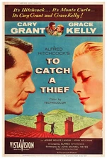 To Catch a Thief 1955 - Hitchcock - US (2) - Classic Movie Poster