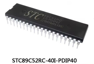 STC89C52RC-40I-PDIP40 Enhanced 8051 MCU 8KB Flash 512B RAM DIP-40