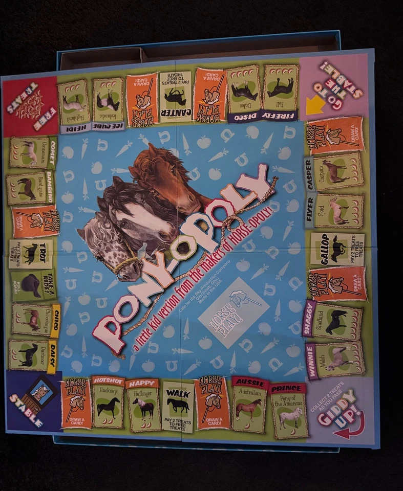 Pony-opoly Board Game. Makers Of Horseopoly Children’s. Very Rare. 100% Complete - Image 4 of 4