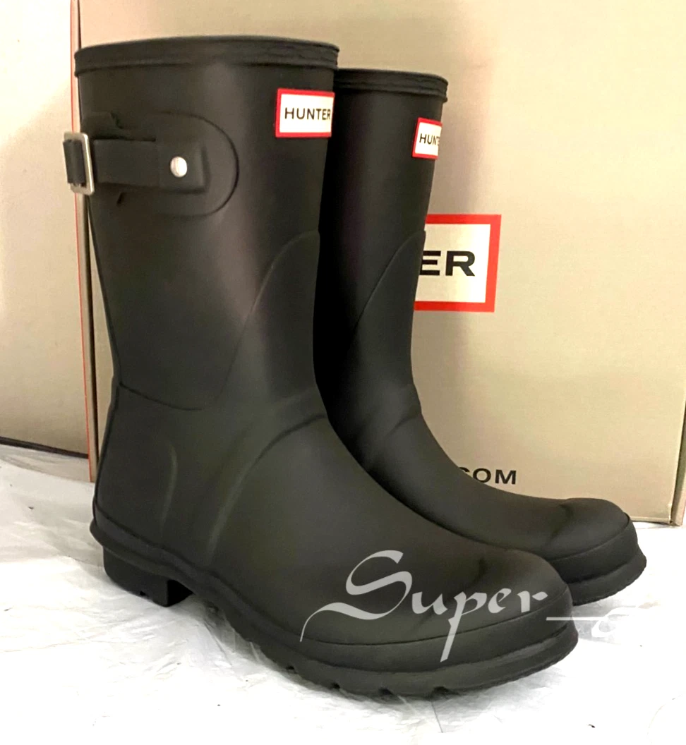 Hunter Original Short Black Boots for Women for sale | eBay