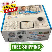 no Wifi Baby Monitor with Camera 3.5 screen Battery, x4 Zoom, 8 Lullabies, Alarm