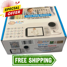 Image of no Wifi Baby Monitor with Camera 3.5 screen Battery, x4 Zoom, 8 Lullabies, Alarm