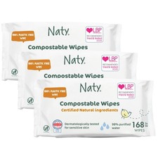 Baby Wipes 98 Water, Hypoallergenic Natural for Sensitive Skin Unscent...