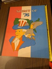 Spirt Of 76 Large Coloring Book Printed in 1976 22" X 17" 25 PAGES-10 AVAILABLE