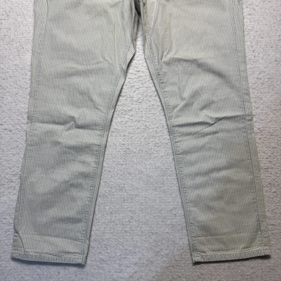 Pantalones Levis Boyfriend pierna recta azul claro rayas para mujer talla 31 (36x26) Foto 3 de 4