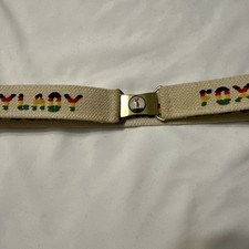 Vintage 70s Foxy lady Stretchy Womens Golf BELT Ladies Sz Small Ladies Belt 29  