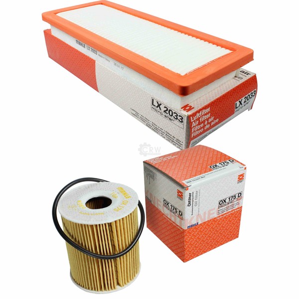 Mahle / Knecht Set Filterpaket Luftfilter LX 2033 ÖLfilter OX 175D-image
