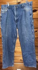 Carhartt B171-DST Carpenter Jeans Mens 42x32 Relaxed Fit Pants Denim