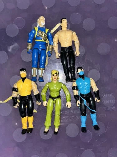 Mortal Kombat 1994 Vintage Gi Joe Action Figure Hasbro Lot