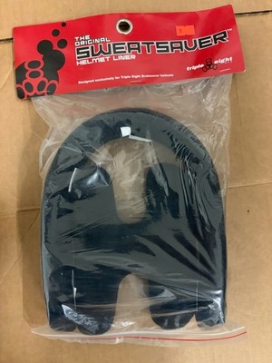 Triple 8 Sweatsaver helmet liner Black size Medium Roller skate derby